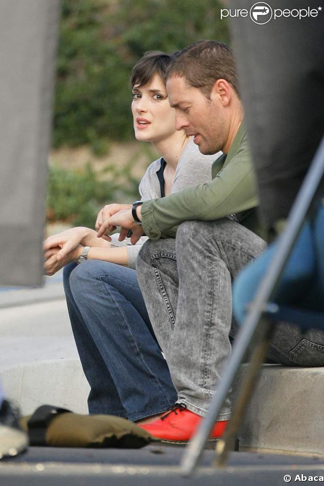 Winona Ryder sur le tournage de Stay Cool