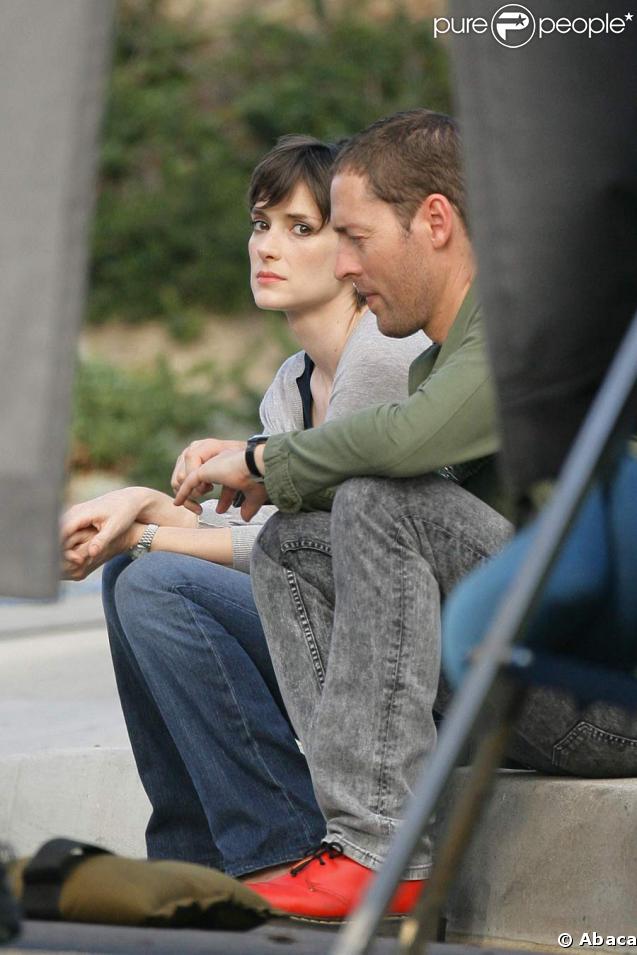 Winona Ryder sur le tournage de Stay Cool