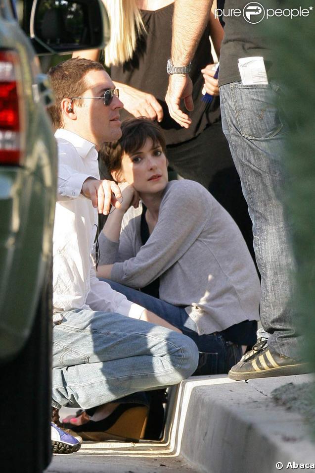 Winona Ryder sur le tournage de Stay Cool