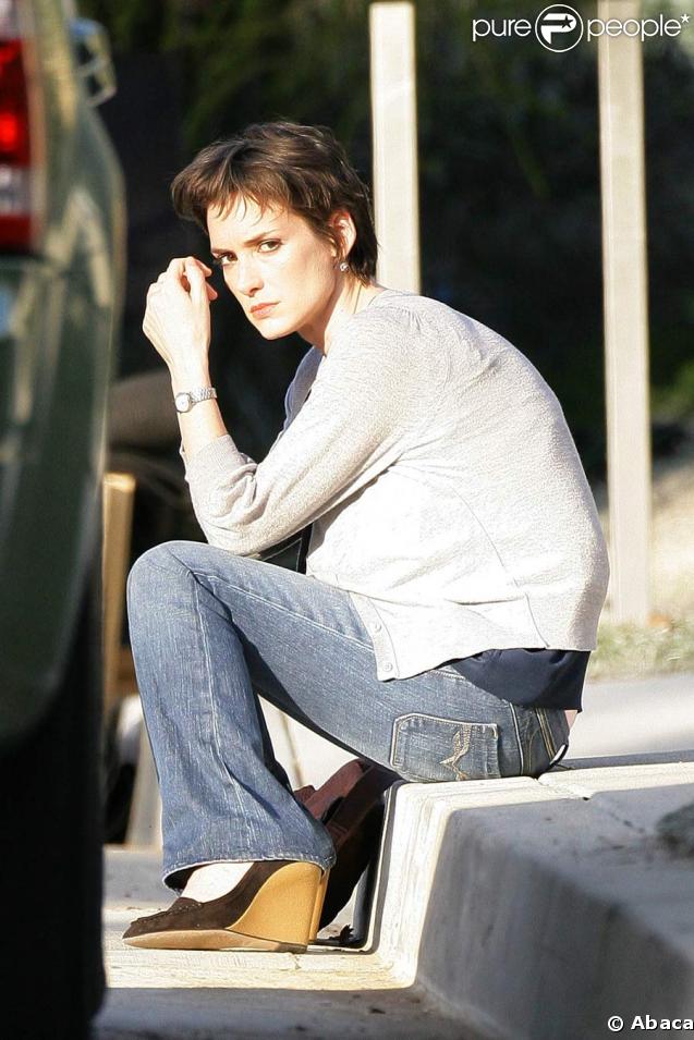 Winona Ryder sur le tournage de Stay Cool
