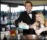 Natascha Kampusch avec le prince Mario-Max Schaumburg-Lippe à Salzbourg