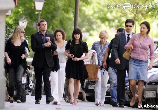 Selma Blair et son amoureux à Madrid