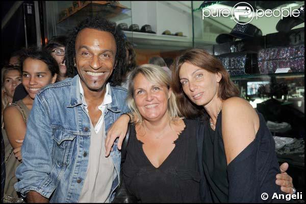 Manu Katché, Valérie Damidot et une amie
