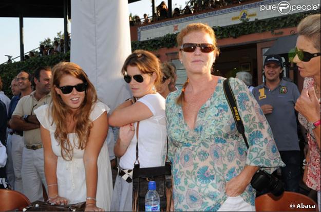 Sarah Ferguson et ses filles Eugénie et Béatrice