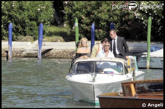 Eva Herzigova et Valentino au festival de Venise