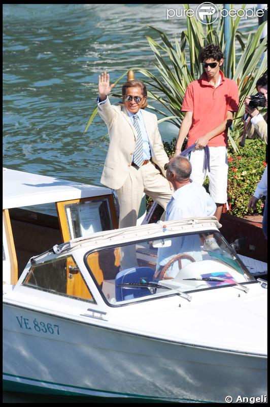 Eva Herzigova et Valentino au festival de Venise