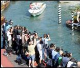 Eva Herzigova et Valentino au festival de Venise