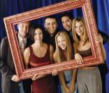 Jennifer Aniston avec le casting de Friends