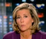 Claire Chazal au JT de 20h du 30/08/08