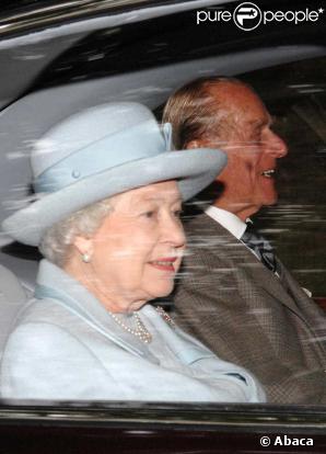 Onzième anniversaire de la mort de Lady Di : Elizabeth II et le princ Philip