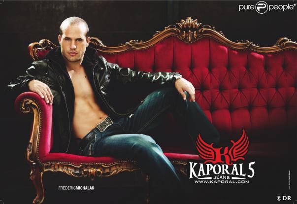 Frédéric Michalak pose pour la marque Kaporal