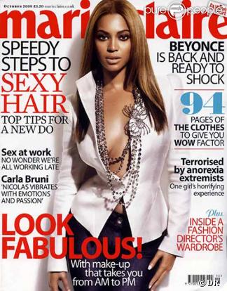 Beyoncé pour Marie Claire
