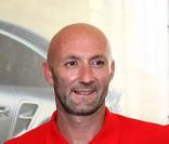 Fabien Barthez avec Sebastien Loeb à Albi pour le Grand Prix Automobile