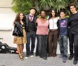 Sofia Essaïdi et la troupe de Cléopâtre