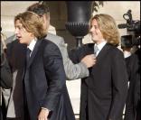 Le mariage de Jean Sarkozy : le marié et son frère Pierre