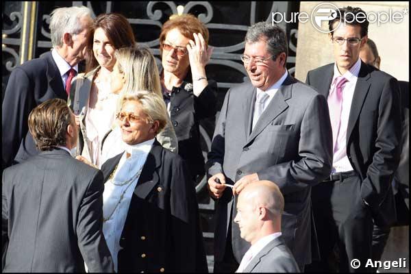 Le mariage de Jean Sarkozy : Patrick Balkany (au centre)