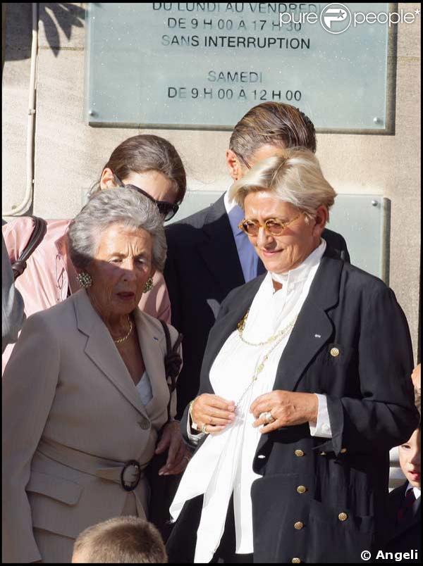 Le mariage de Jean Sarkozy : la mamie du marié Andrée Sarkozy et Isabelle Balkany