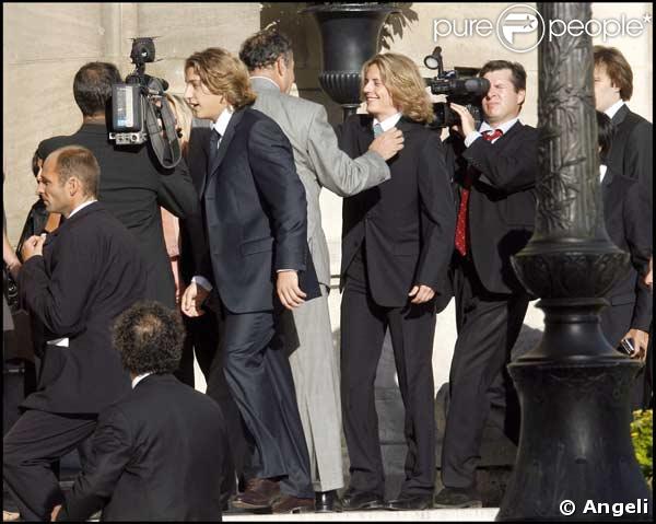 Le mariage de Jean Sarkozy : Jean précède son frère Pierre