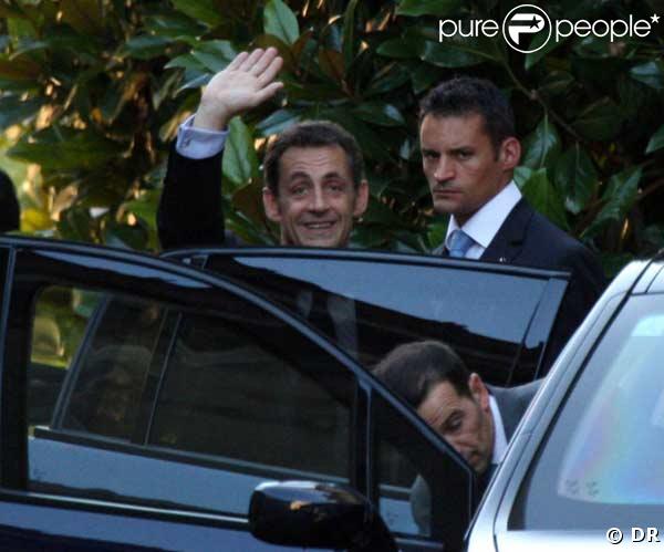 Nicolas Sarkozy et Carla Bruni au mariage de Jean Sarkozy