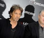 Al Pacino et Robert de Niro au photocall du film La loi et l\'ordre à Paris