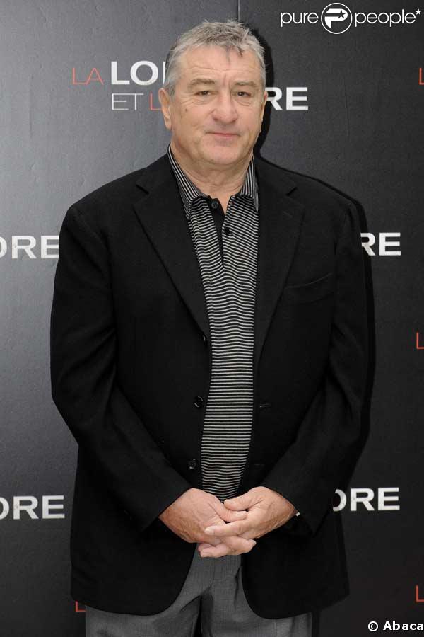 Robert de Niro au photocall du film La loi et l'ordre à Paris