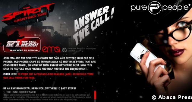 Eva Mendes dans la publicite Answer The Call