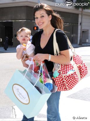 Milla Jovovich et son adorable Ever