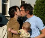 Milla Jovovich et son adorable Ever avec Paul ANderson