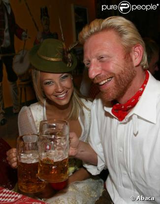 Boris Becker et sa fiancée Sandy Meyer-Wölden