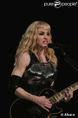 Madonna avec une frange