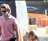 Lorenzo Lamas et ses filles partent à a chasse aux citrouilles