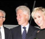 Ted Danson, Bill Clinton et Trudie Styler