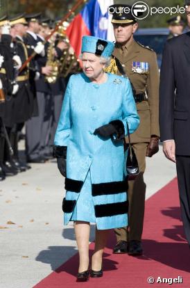 La reine Elizabeth II en Slovénie
