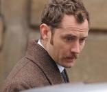 Jude Law sur le tournage de Sherlock Holmes