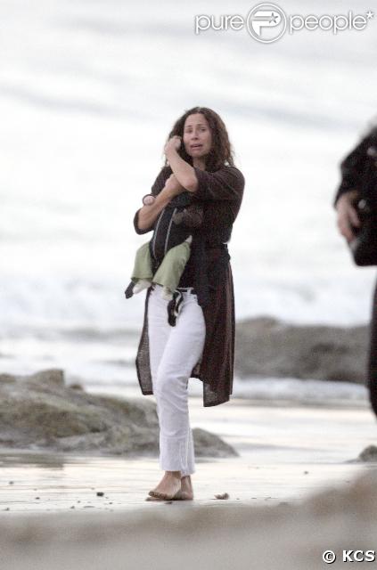 Minnie Driver en pleure 