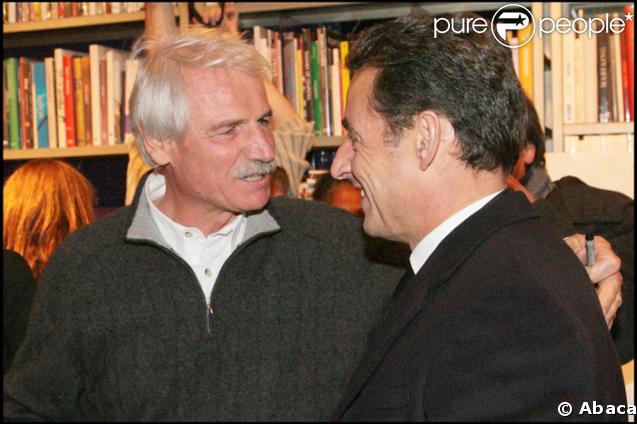 Yann Arthus Bertrand et Nicolas Sarkozy  
