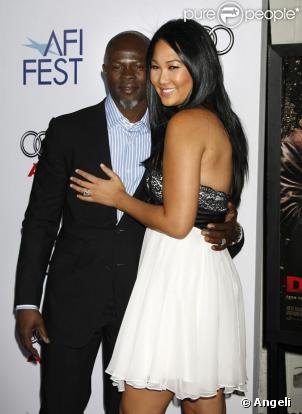 Djimon Hounsou et Kimora Lee Simmons