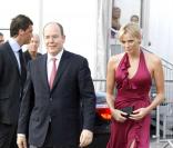 Charlene et le prince Albert II de Monaco à l'International Jumping de Monaco