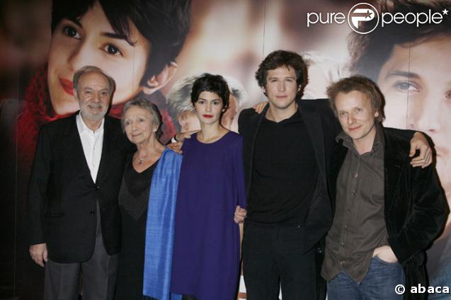 L'équipe du film Ensemble, c'est tout d'après l'oeuvre d'Anna Gavalda: Claude Berri, Audrey Tautou et Guillaume Canet