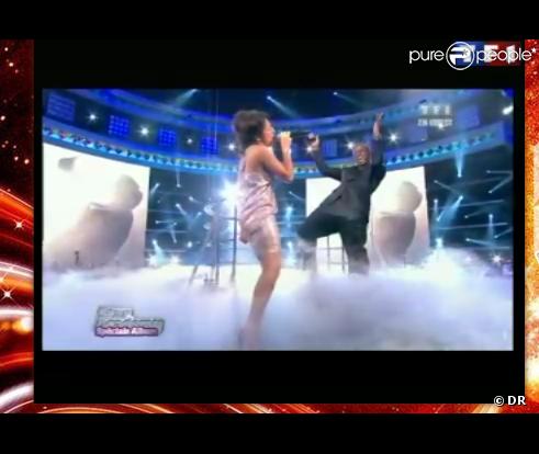 Joanna et Seal sur le plateau de la Star Academy le 21 novembre 2008