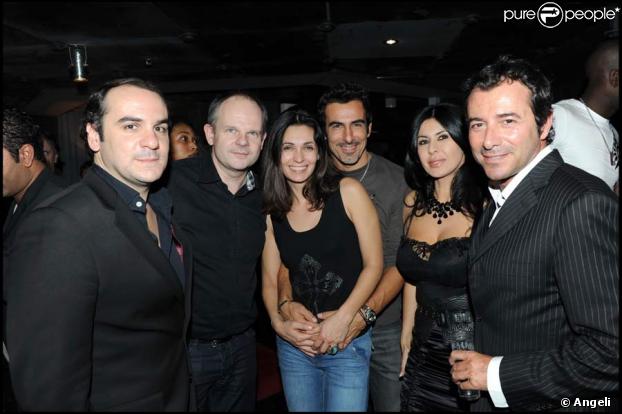 François-Xavier Demaison, Adeline Blondieau et Laurent, et Bernard Montiel