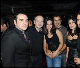 François-Xavier Demaison, Adeline Blondieau et Laurent, et Bernard Montiel