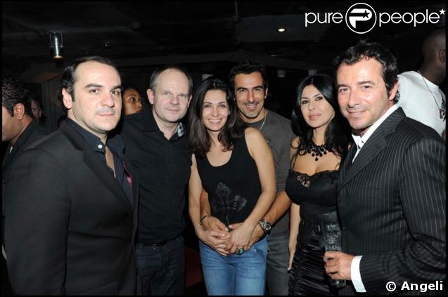François-Xavier Demaison, Adeline Blondieau et Laurent, et Bernard Montiel