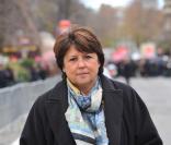 Martine Aubry, vient d'être déclarée vainqueur