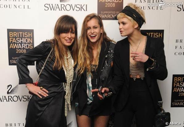Alice Dellal, Jade Jagger et Pixie Geldof