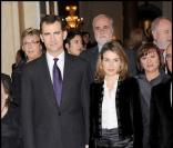Felipe et Letizia d'Espagne au European Journalists Awards, le 26/11/08