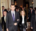 Felipe et Letizia d'Espagne au European Journalists Awards, le 26/11/08