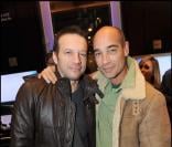 Samuel Le Bihan et Jean-Marc Barr à l'inauguration de la boutique Sony Style, le 26/11/08