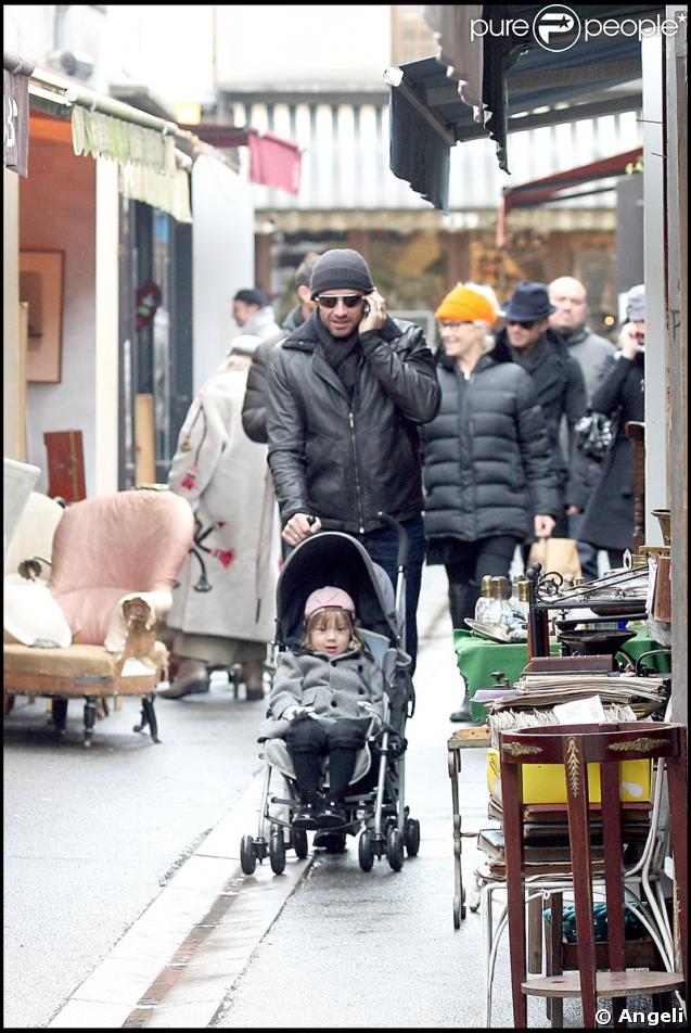 Hugh Jackman, sa femme Deborra et leur fille Ava Eliot