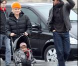 Hugh Jackman, son épouse Deborra et leur fille Ava Eliot